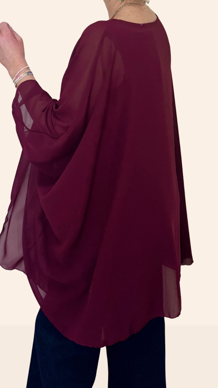Tunique Bordeaux