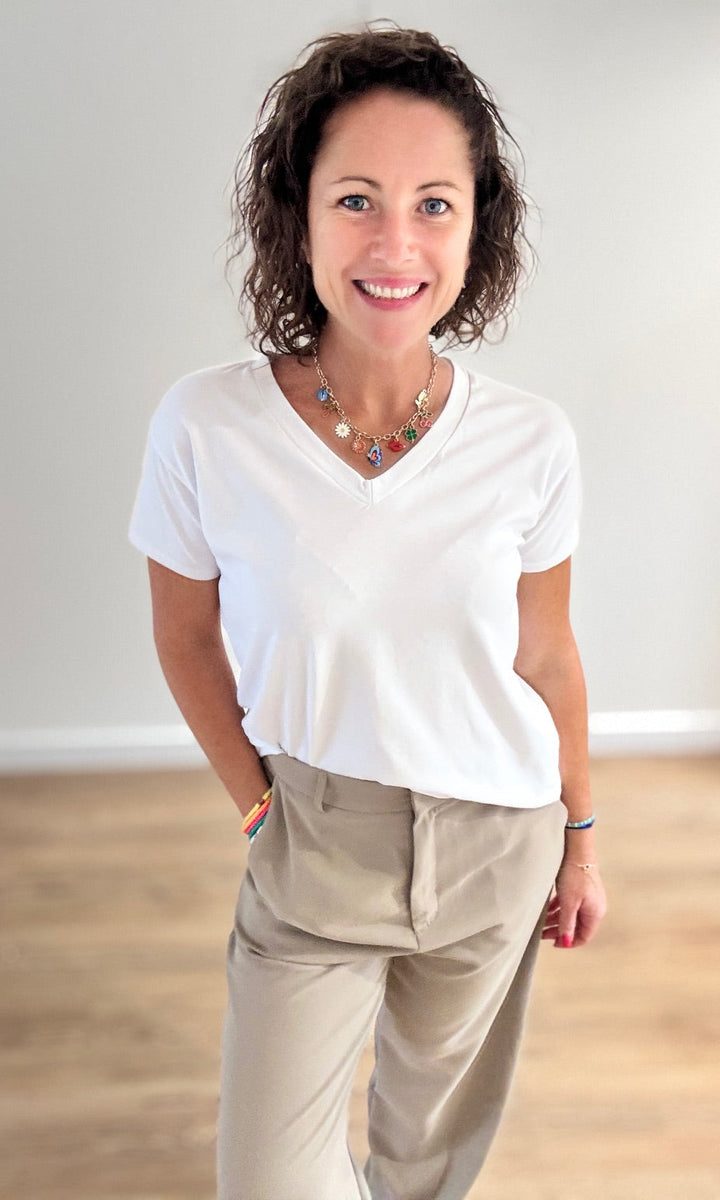 Tee-shirt basique Blanc Tee-Shirt et Tops Miss Guapa