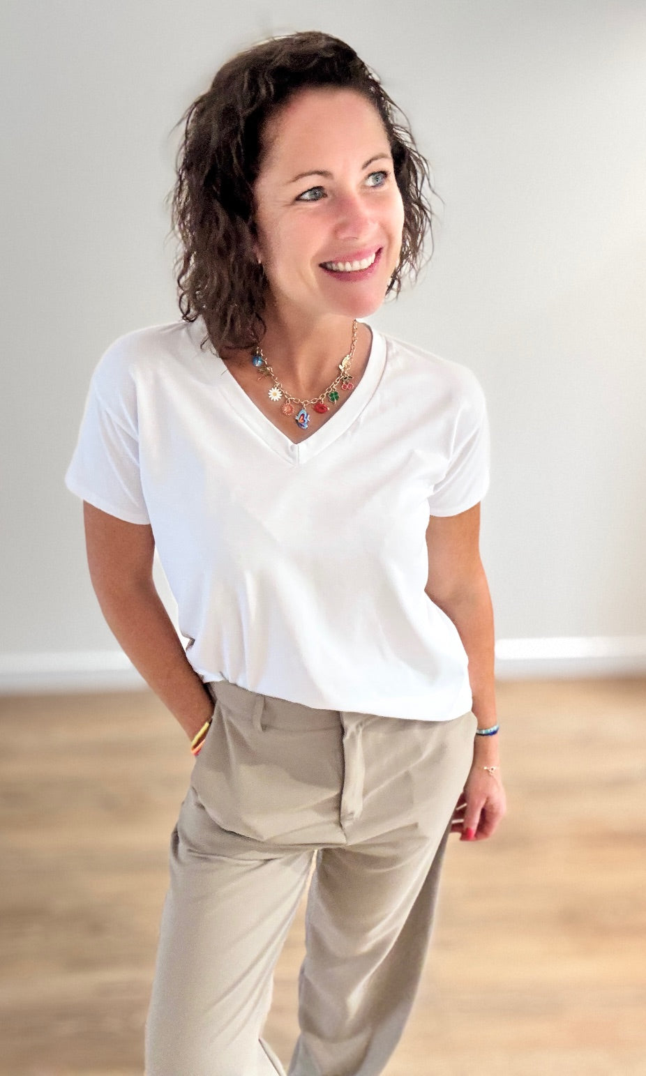 Tee-shirt basique Blanc Tee-Shirt et Tops Miss Guapa