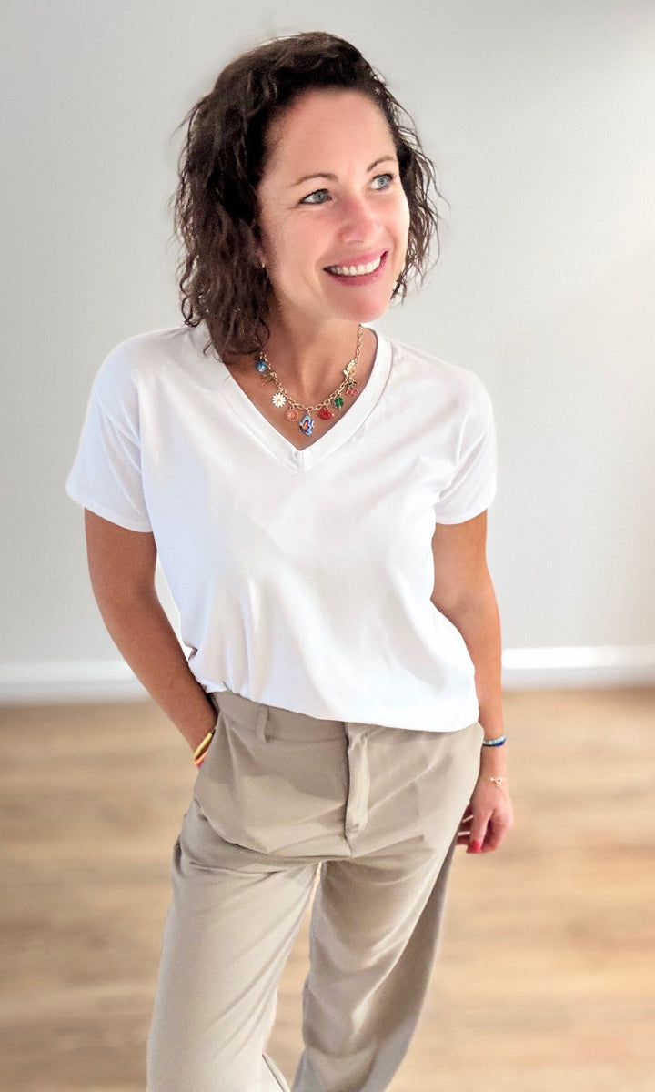 Tee-shirt basique Blanc Tee-Shirt et Tops Miss Guapa