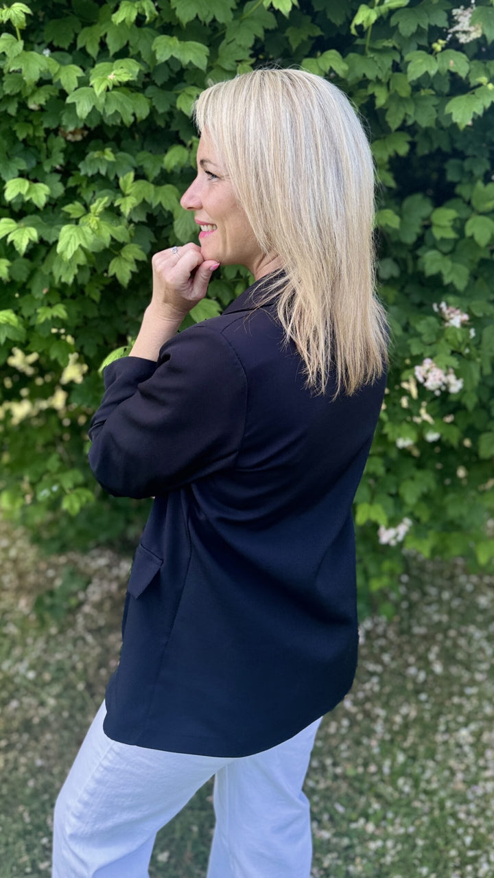 Blazer manches 3/4 Noir