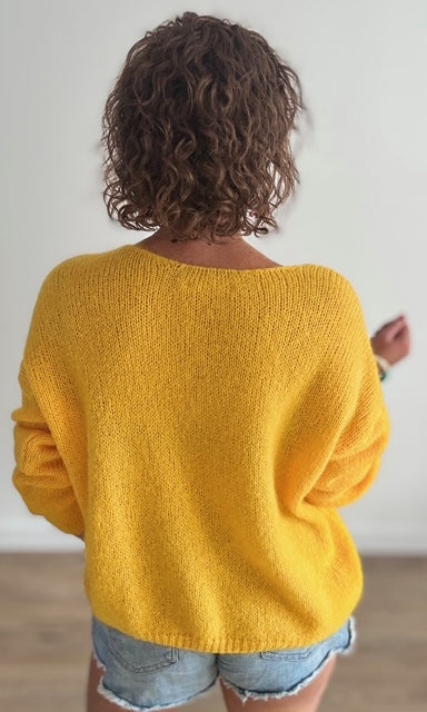 Gilet Jaune Vif Pulls et Gilets Miss Guapa