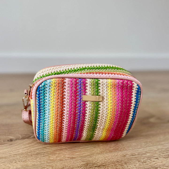 Petit Sac Bandoulière à Rayures Multicolores Sacs Miss Guapa