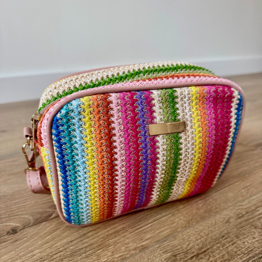 Petit Sac Bandoulière à Rayures Multicolores Sacs Miss Guapa