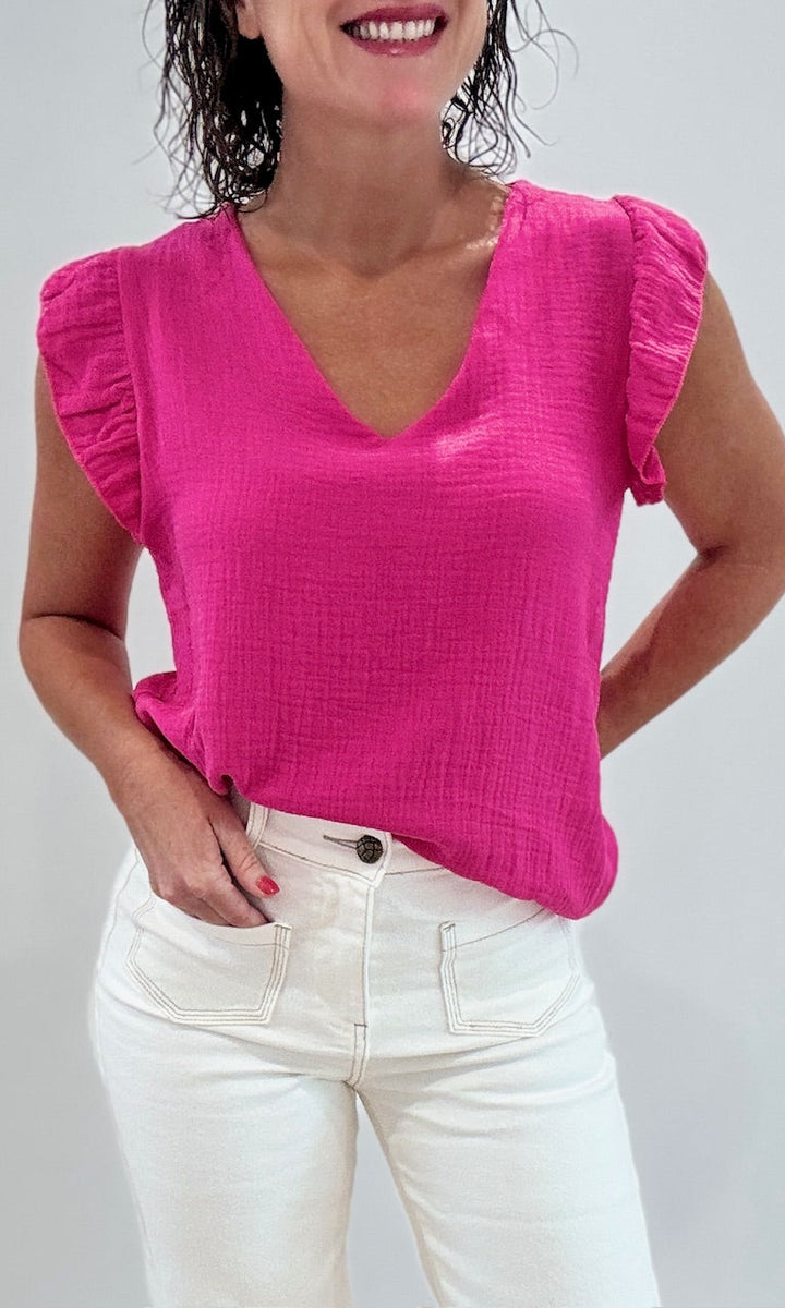Jean Wide Leg Écru Pantalons et Jeans Miss Guapa