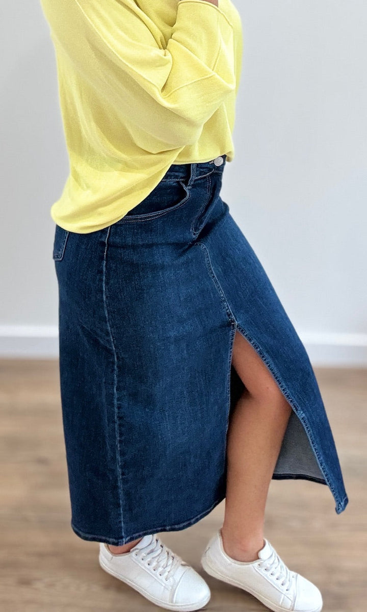 Jupe Longue en Jean Jupes - Shorts - Combishorts Miss Guapa