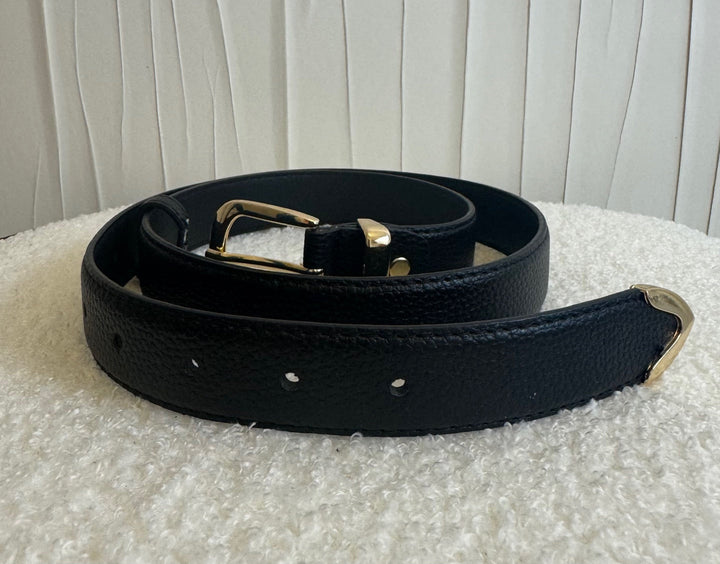 Ceinture en relief de litchi CIMA - Noir Accessoires Miss Guapa