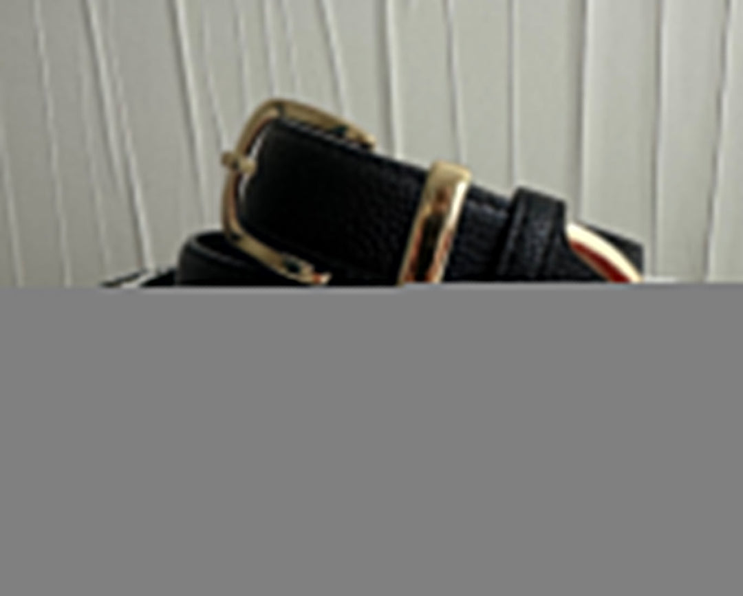 Ceinture en relief de litchi CIMA - Noir Accessoires Miss Guapa
