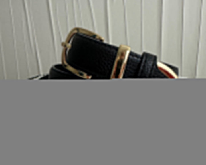 Ceinture en relief de litchi CIMA - Noir Accessoires Miss Guapa