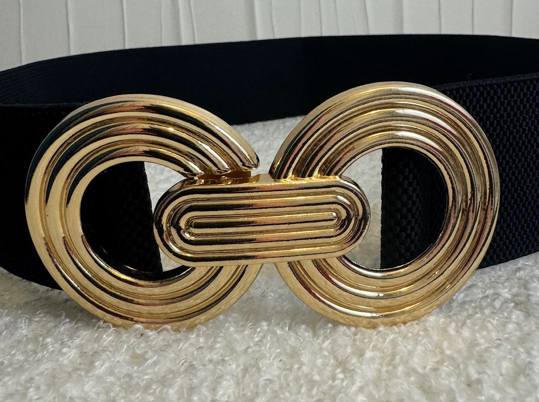 Ceinture élastique NALA - Noir Accessoires Miss Guapa