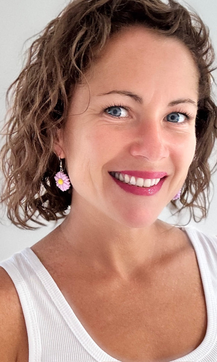 Boucles d'oreilles fleurs Lila Bijoux Miss Guapa