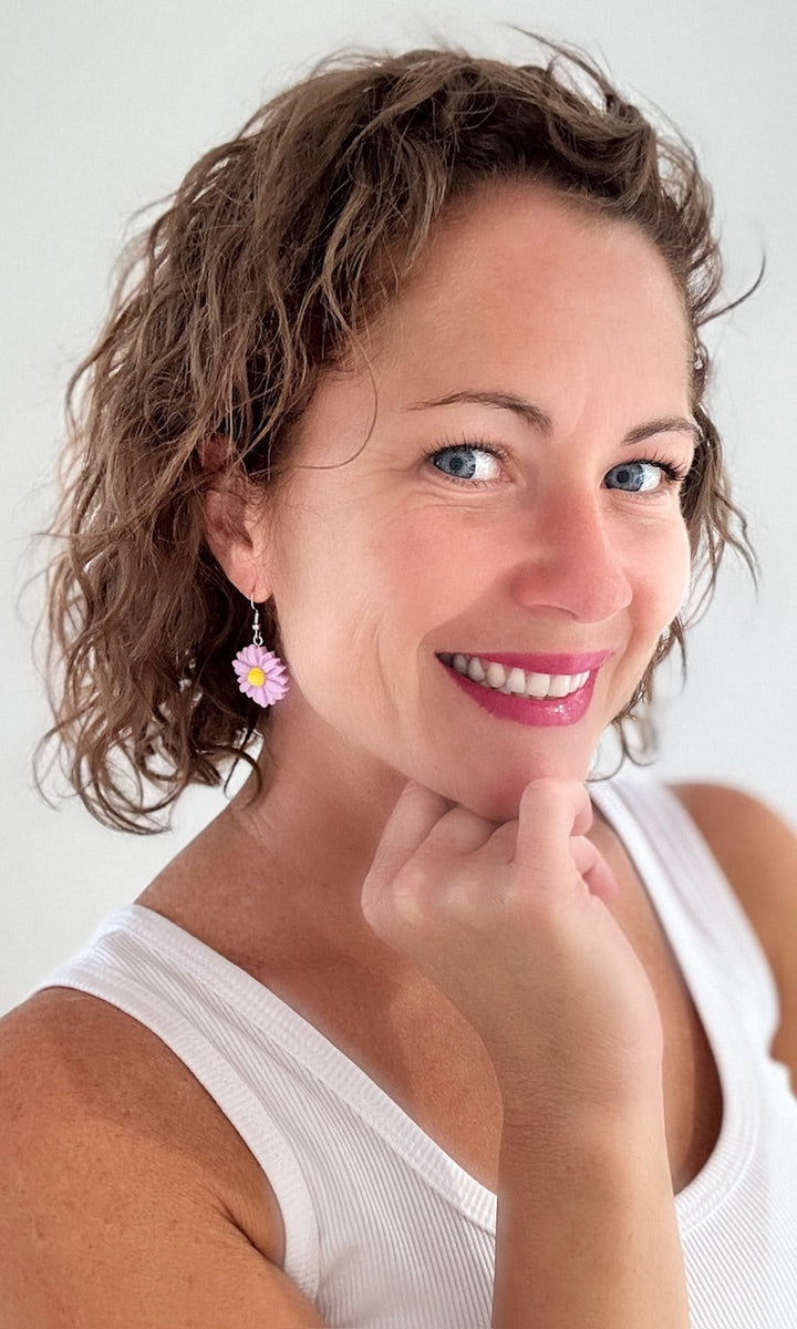 Boucles d'oreilles fleurs Lila Bijoux Miss Guapa