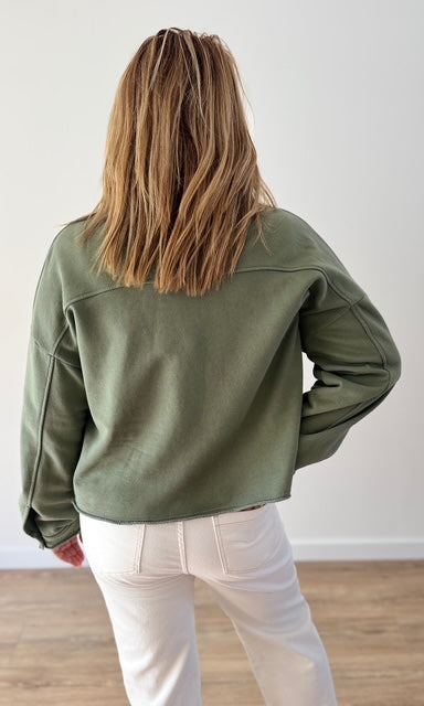 Veste Courte Kaki Vestes et Blazers Miss Guapa
