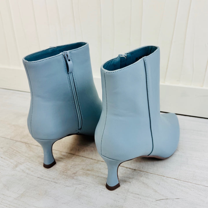 Bottines petits talons - Bleu