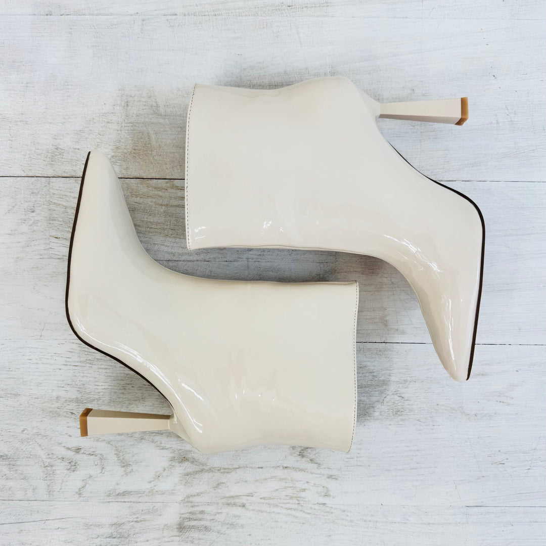 Bottines Vinyle PALOMA - Beige Chaussures Miss Guapa