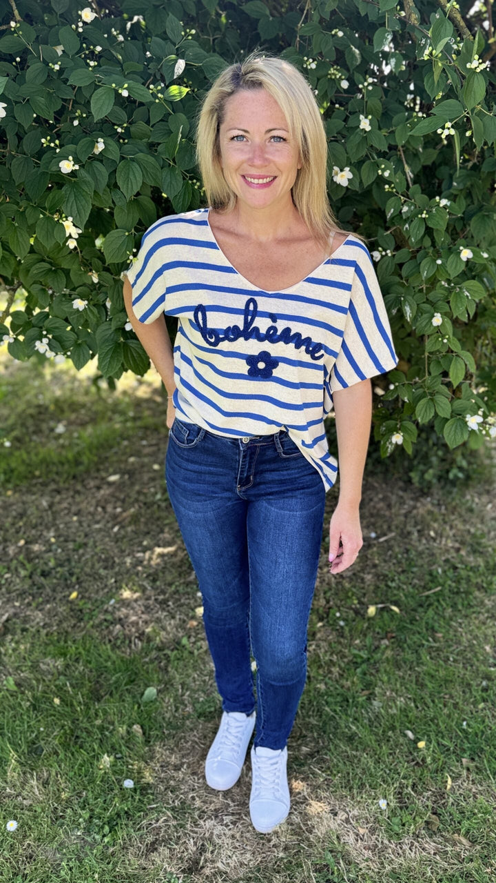 Jean Skinny Push Up Bleu Foncé Pantalons et Jeans Miss Guapa