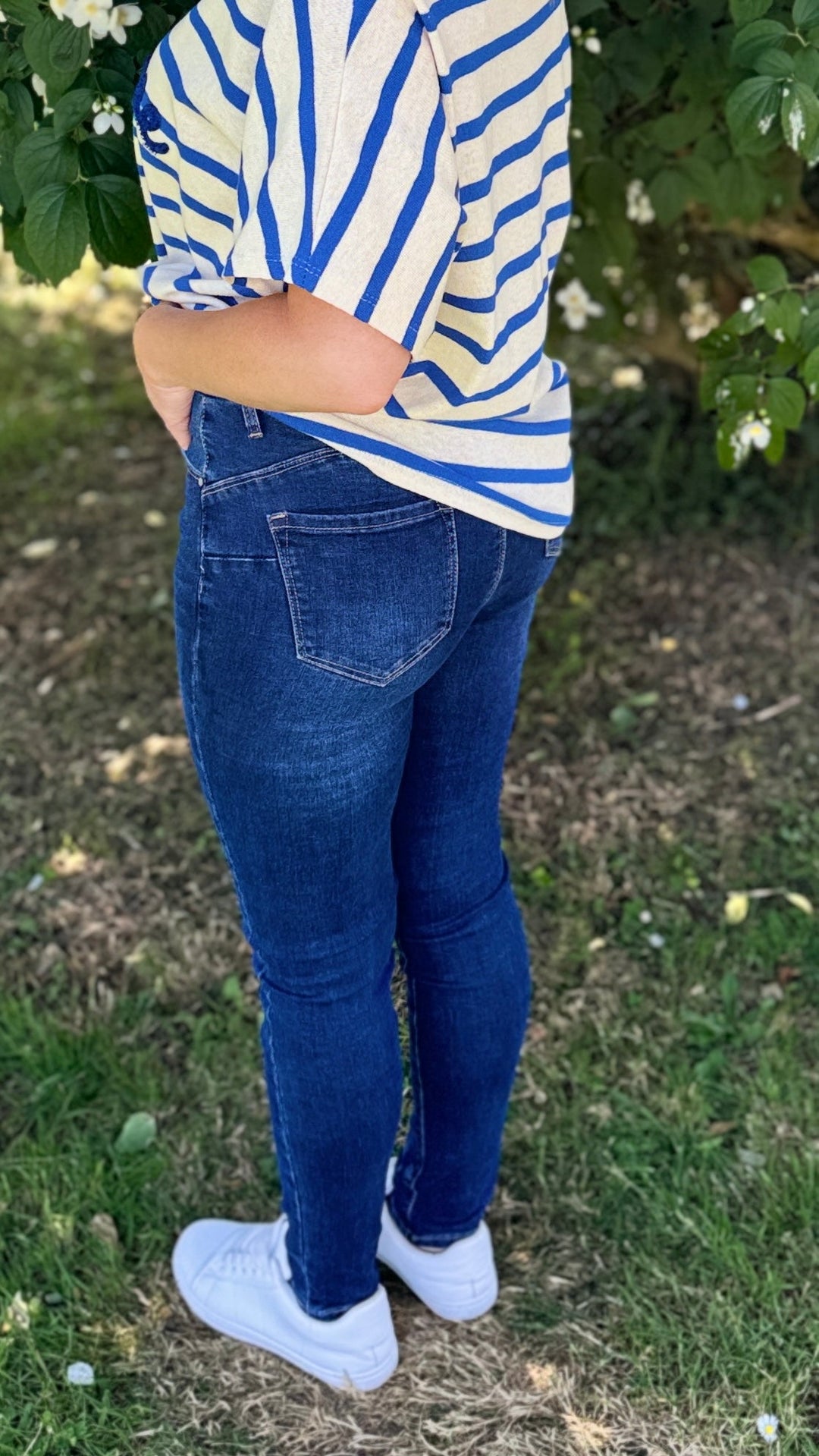 Jean Skinny Push Up Bleu Foncé Pantalons et Jeans Miss Guapa