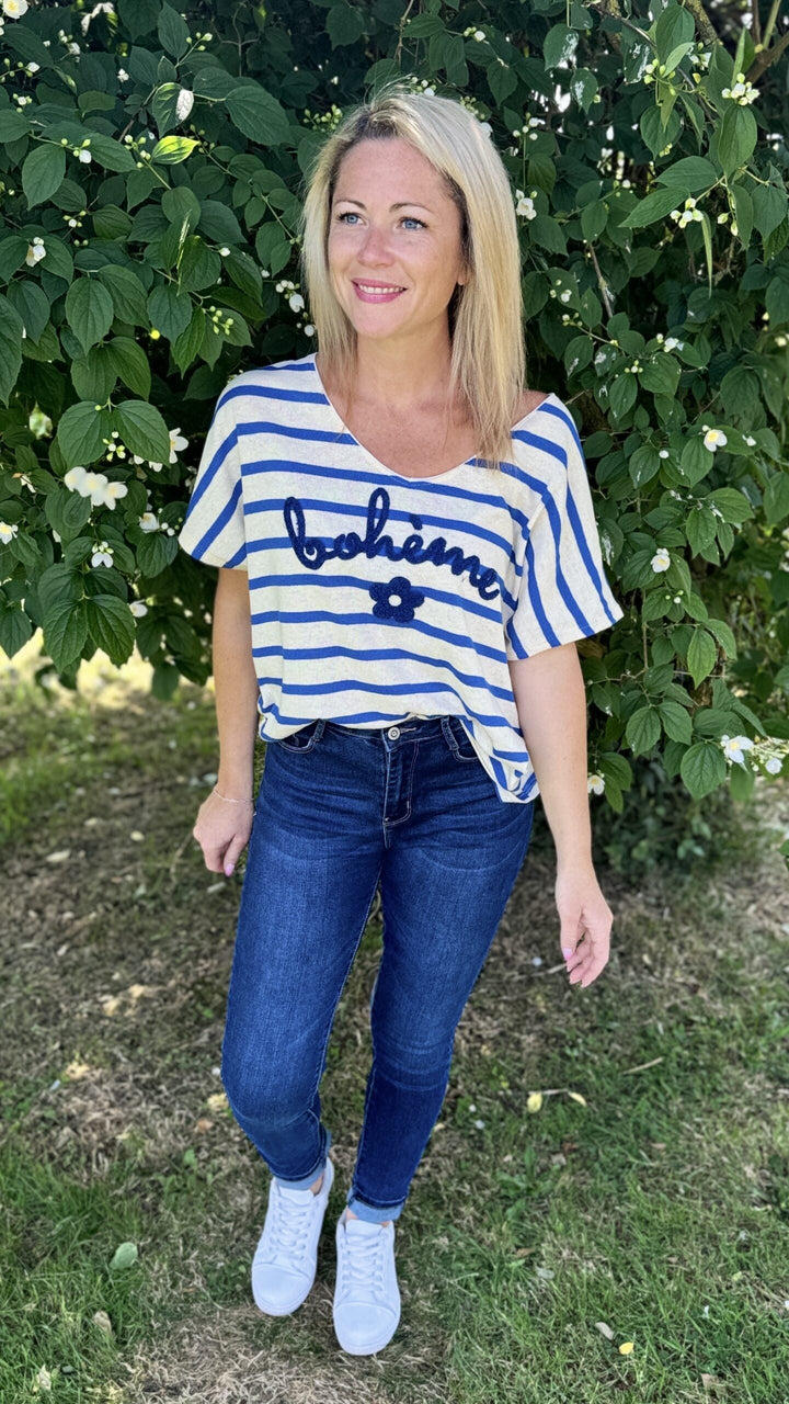 Jean Skinny Push Up Bleu Foncé Pantalons et Jeans Miss Guapa