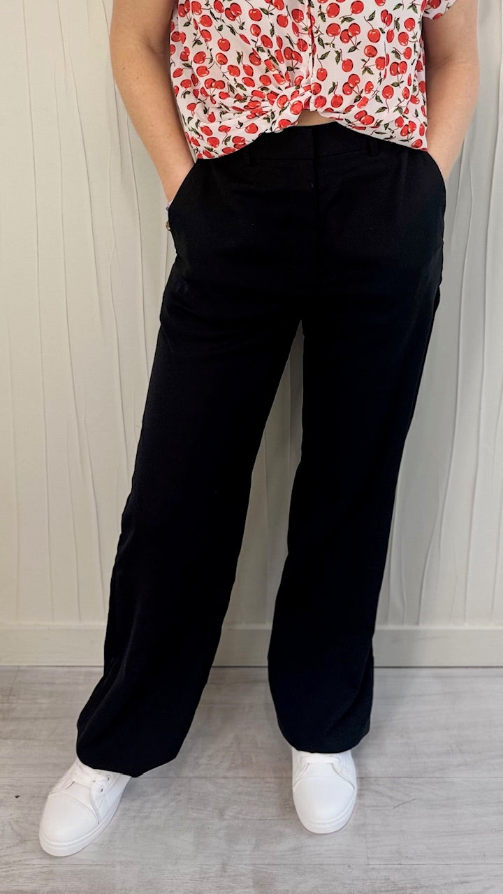 Pantalon tailleur Noir