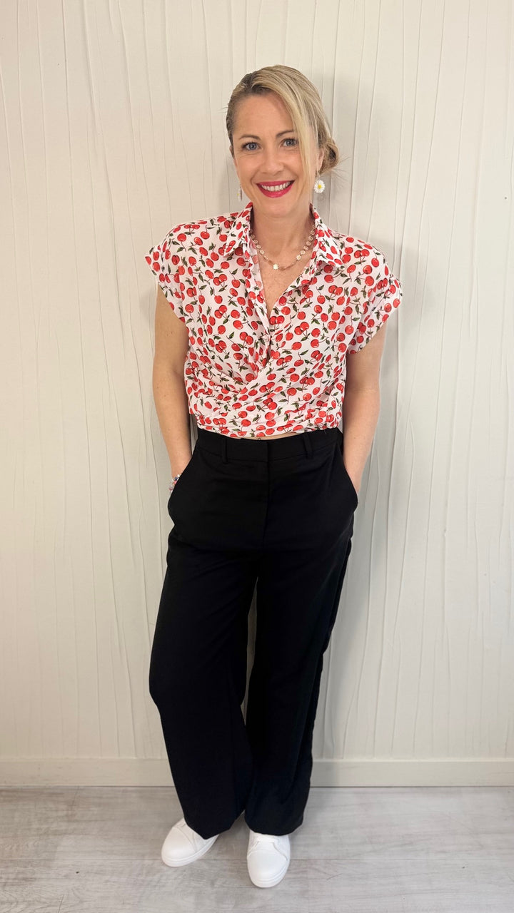 Pantalon tailleur Noir