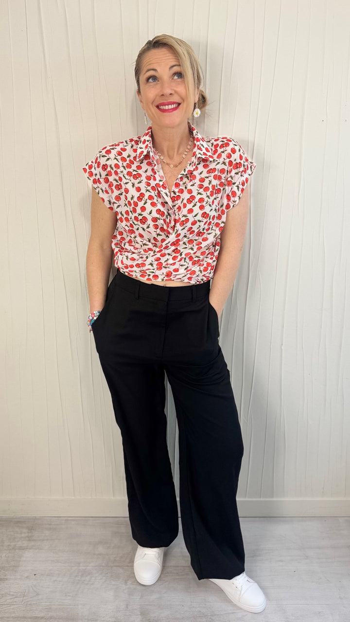 Pantalon tailleur Noir