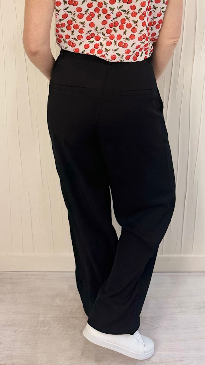 Pantalon tailleur Noir