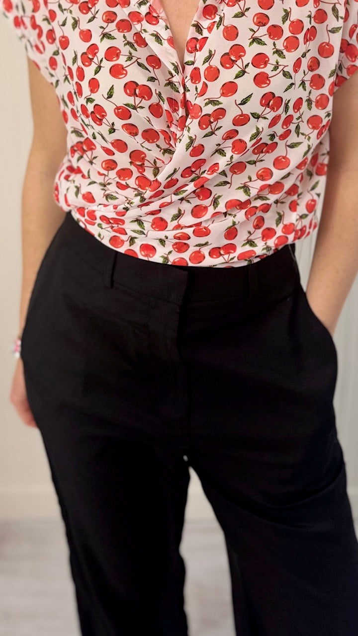Pantalon tailleur Noir