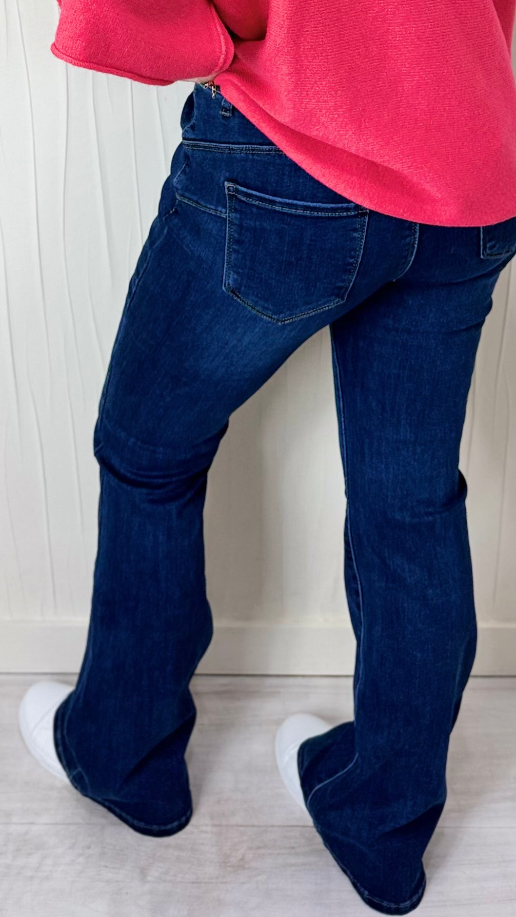 Jean Push Up Flare Bleu Foncé