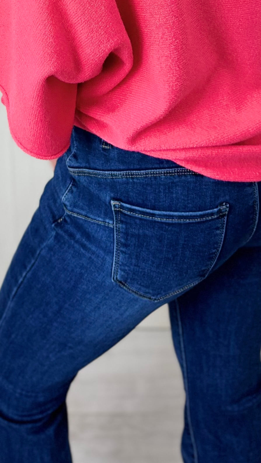Jean Push Up Flare Bleu Foncé