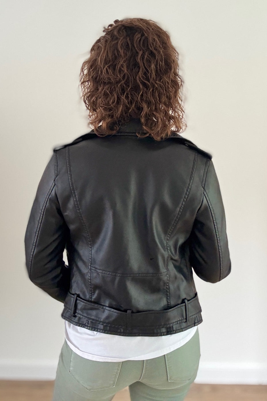 Perfecto simili cuir Noir