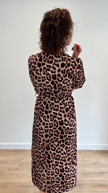 Robe longue Léopard