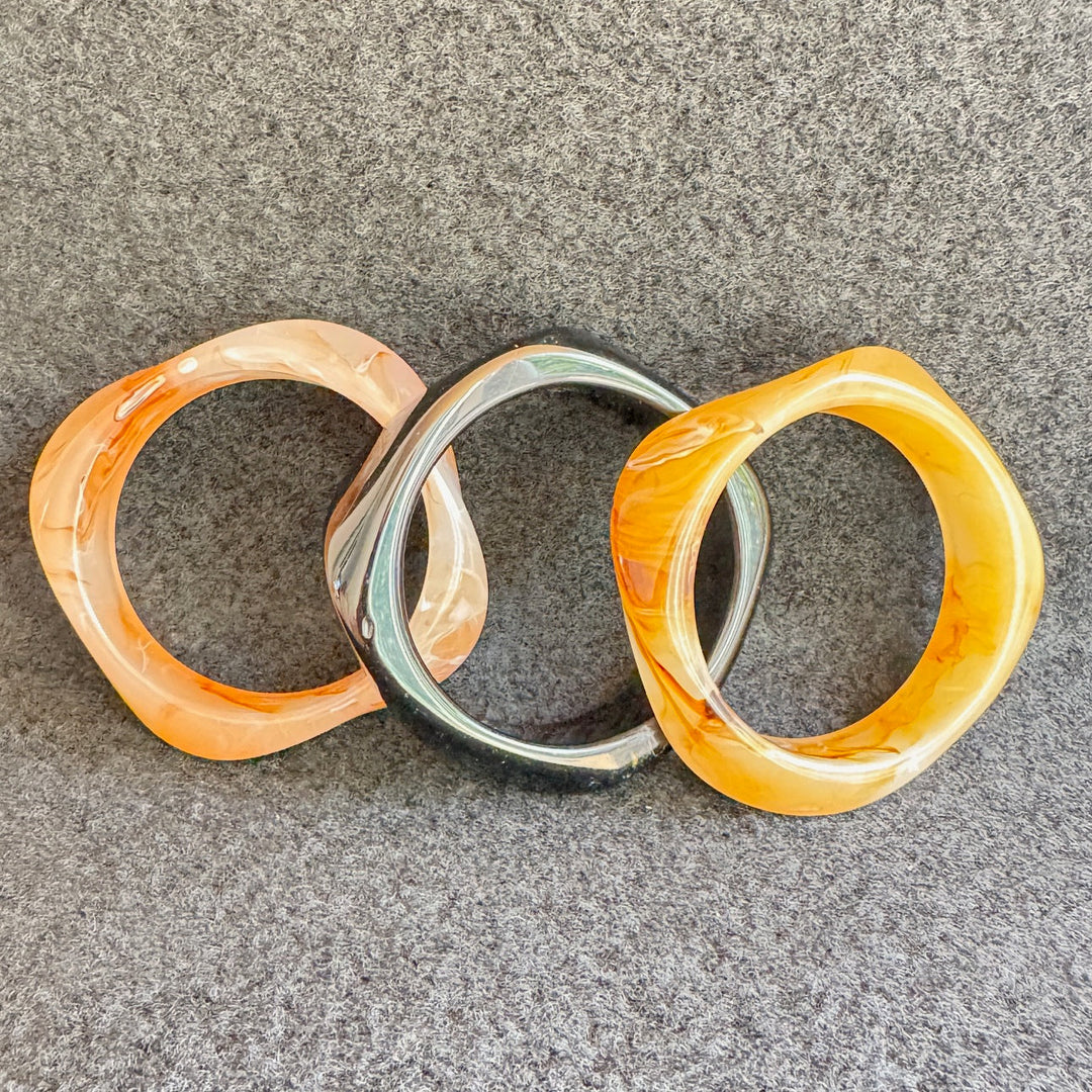 Bracelet Jonc - Jaune nacré Miss Guapa