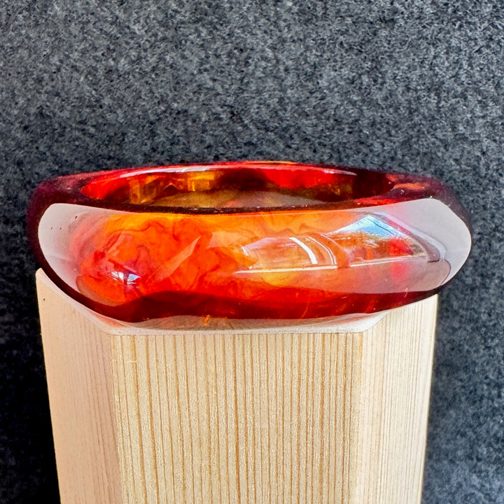 Bracelet Jonc - Marron translucide