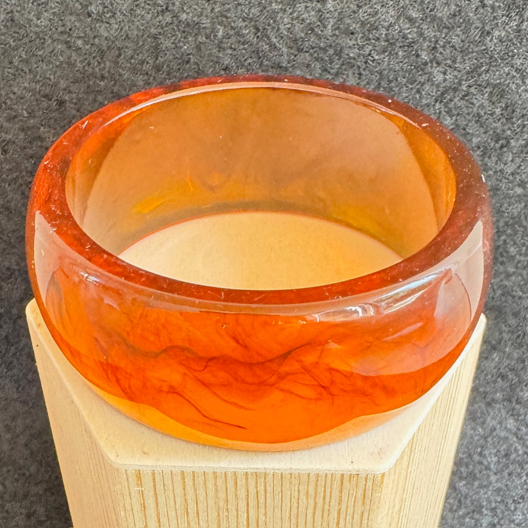 Bracelet Rond en Résine - Marron