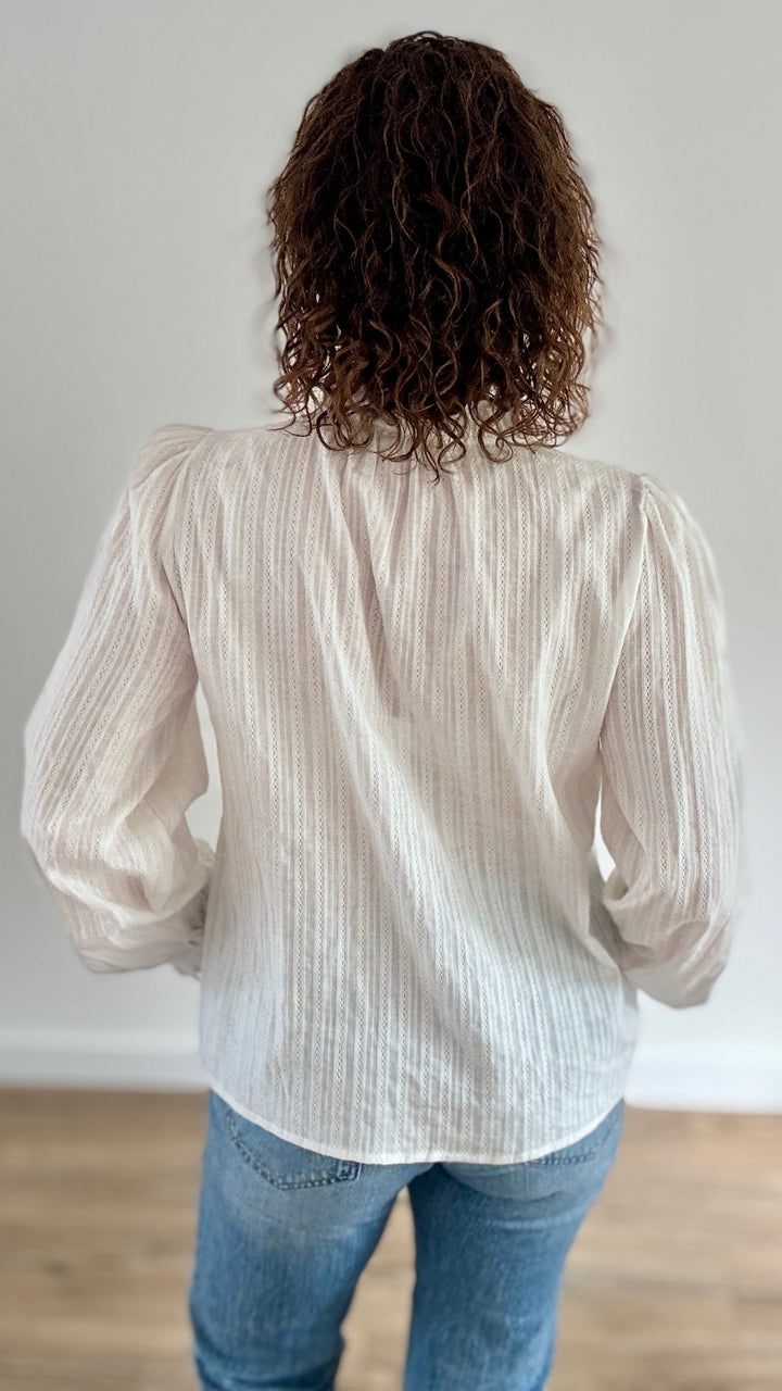 Chemise Coupe Droite Blanche