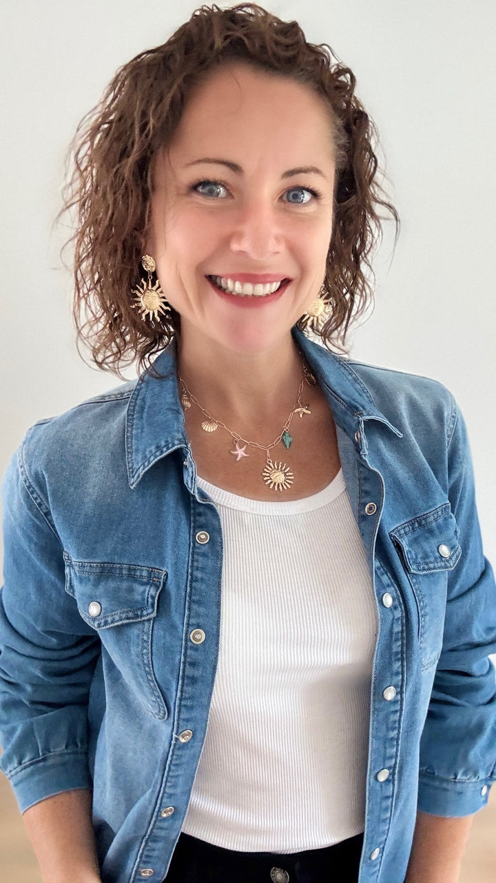 Collier à Breloques esprit marin - Doré