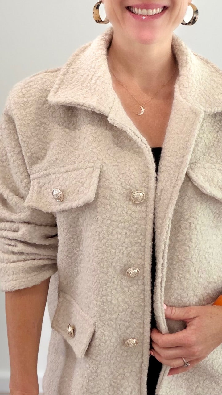 Veste mouton - Beige