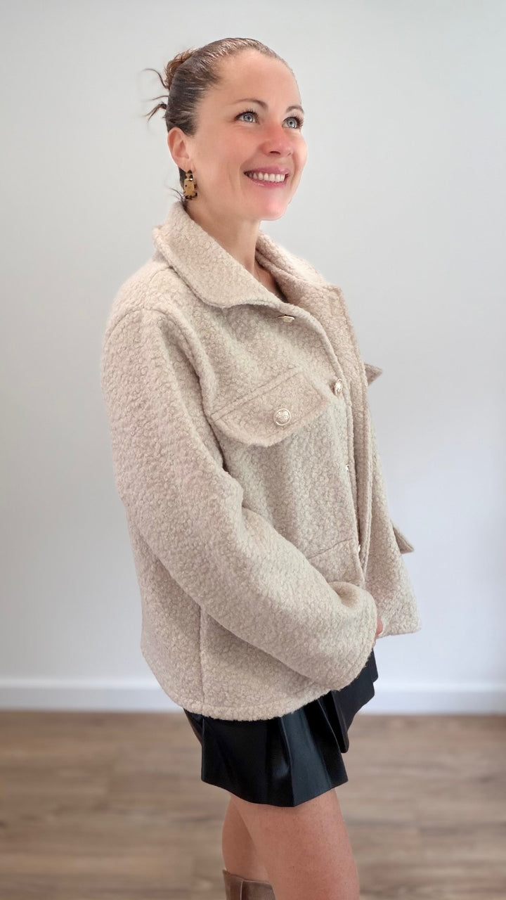 Veste mouton - Beige