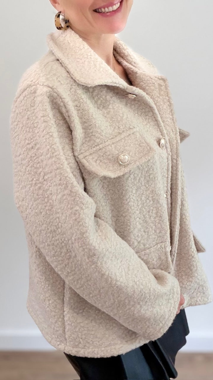 Veste mouton - Beige