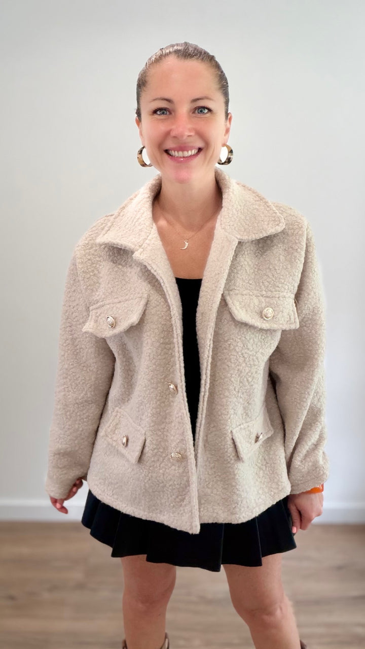 Veste mouton - Beige