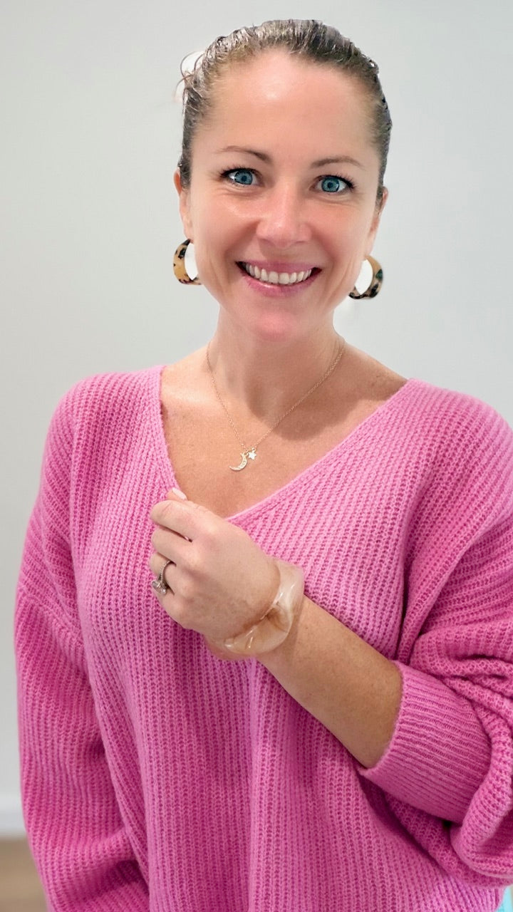 Bracelet Jonc - Jaune nacré Miss Guapa