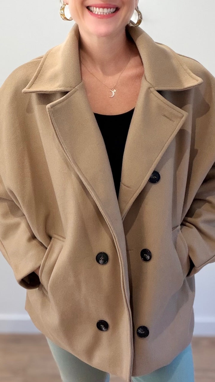 Manteau oversize - Camel