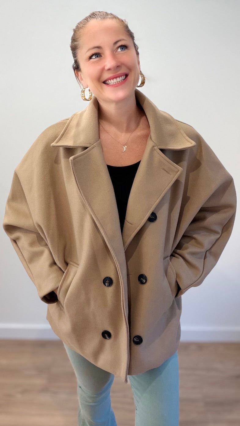 Manteau oversize - Camel
