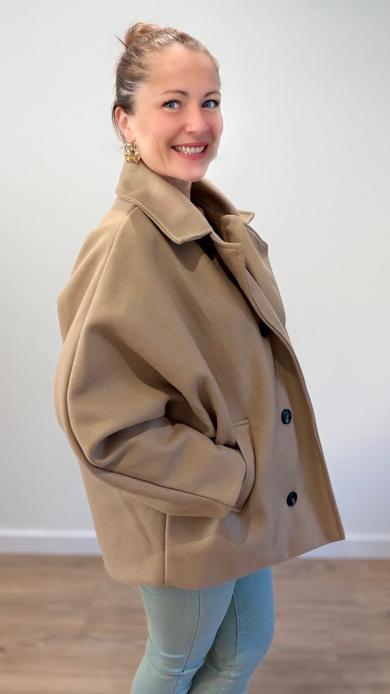 Manteau oversize - Camel