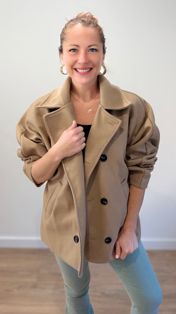 Manteau oversize - Camel