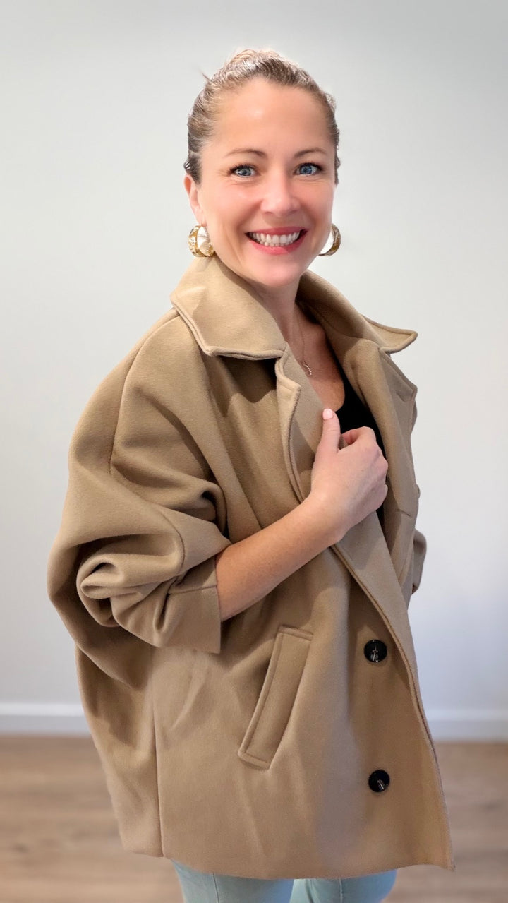 Manteau oversize - Camel