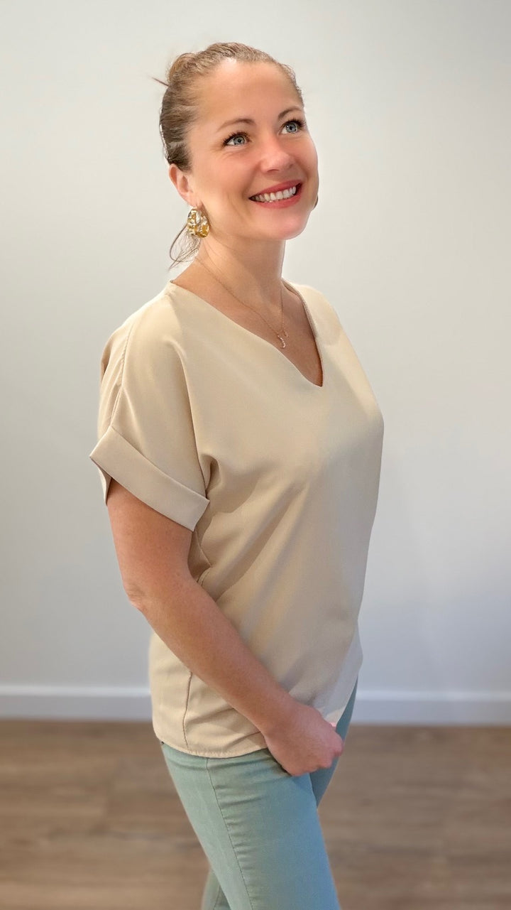 Top fluide - Beige