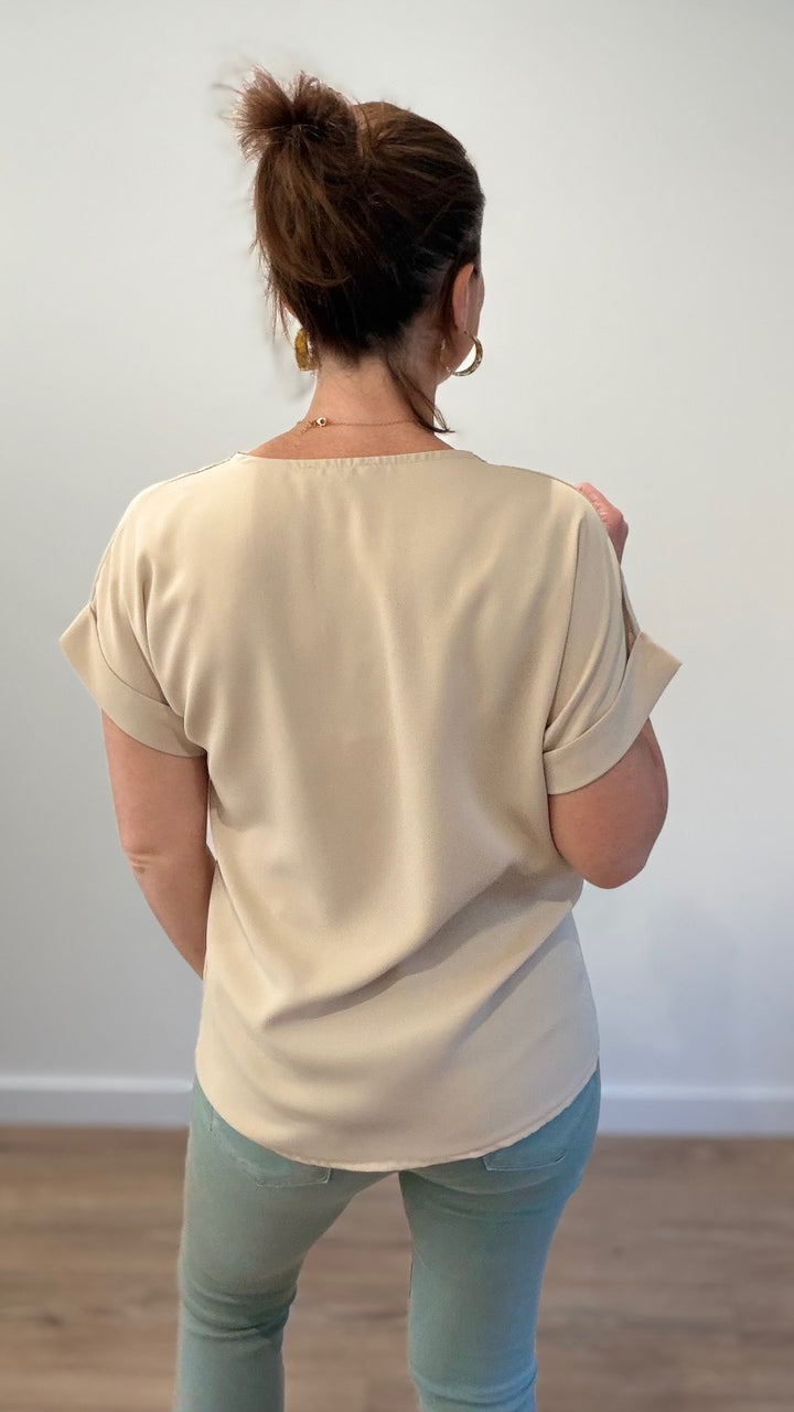 Top fluide - Beige