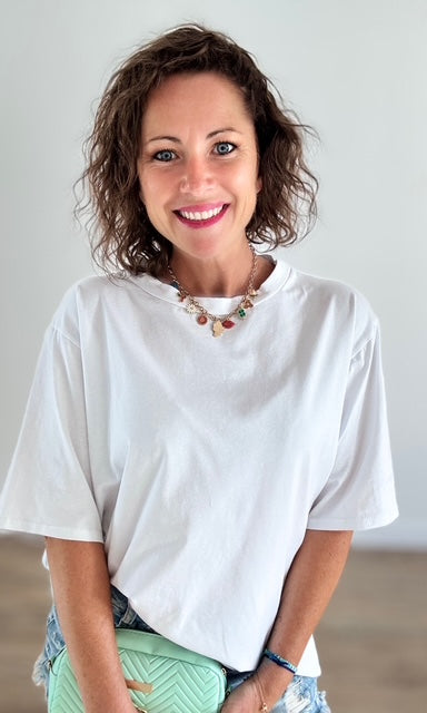 T-shirt oversize blanc Tee-Shirt et Tops Miss Guapa