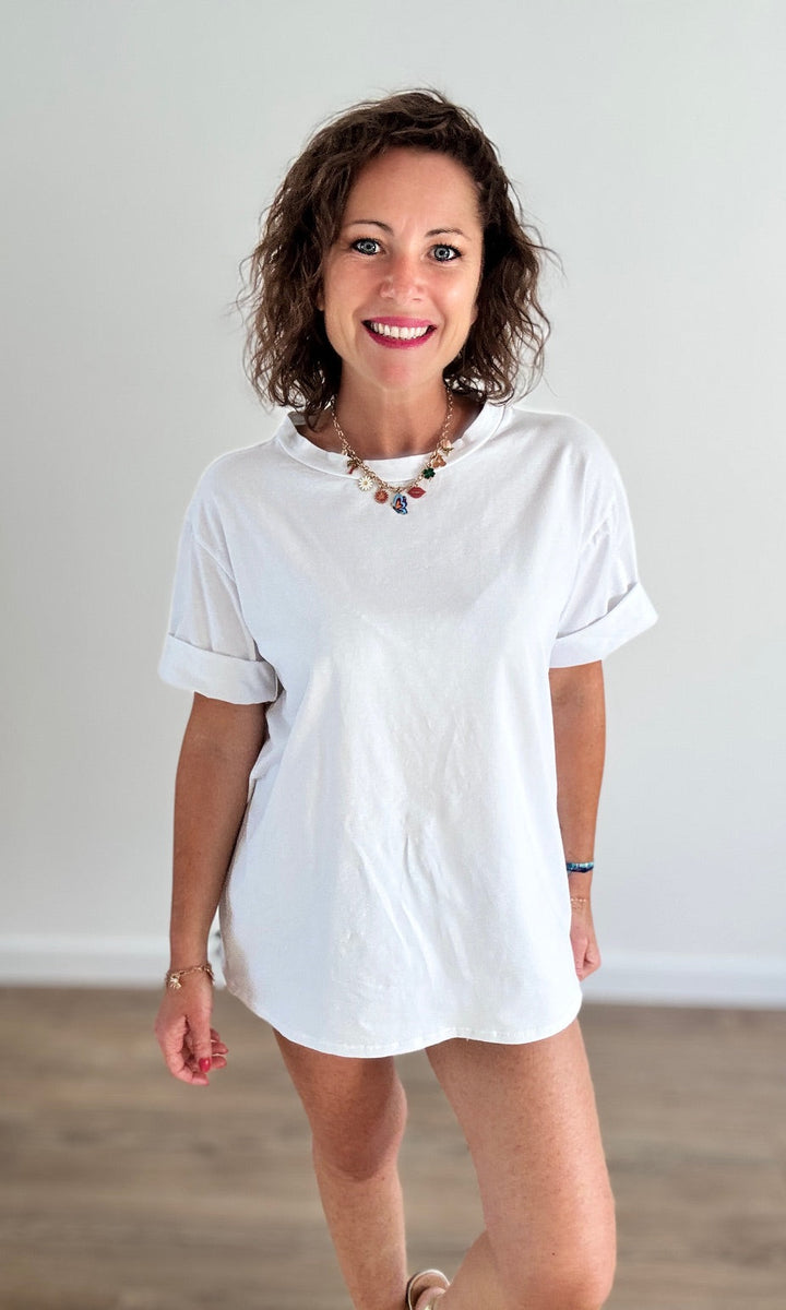 T-shirt oversize blanc Tee-Shirt et Tops Miss Guapa